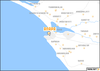 map of Anapa