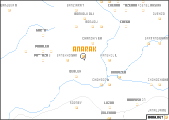 map of Anārak