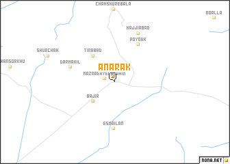 map of Anārak