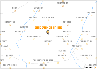 map of Anaramalinika