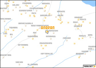map of Anārān