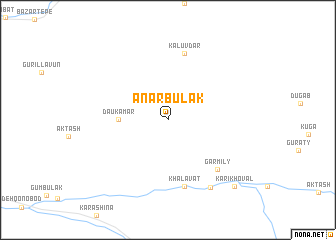 map of Anar-Bulak