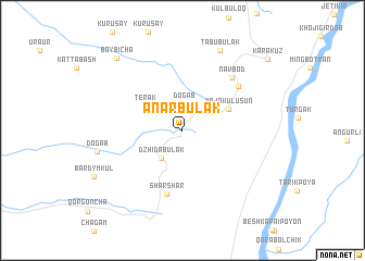 map of Anarbulak