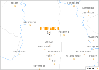 map of Añarenda
