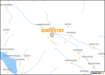 map of Anārestān