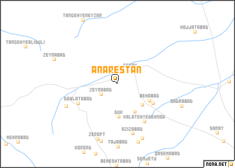 map of Anārestān