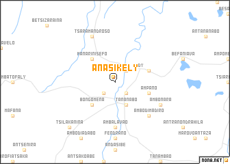 map of Anasikely