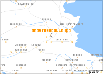 map of Anastasopoulaíika