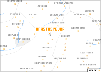 map of Anastas\