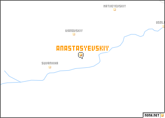 map of Anastas\