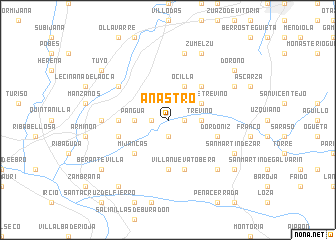 map of Añastro