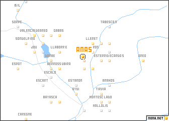 map of Anás