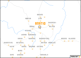map of Anatio