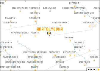 map of Anatolʼyevka