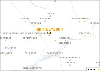 map of Anatolʼyevka