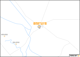 map of Añatuya