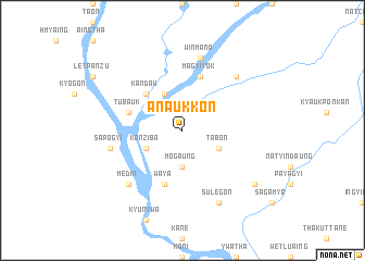 map of Anaukkôn