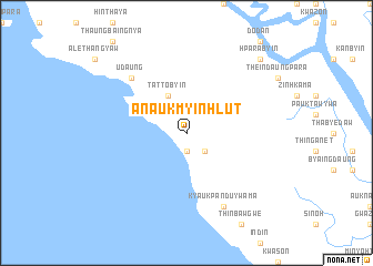 map of Anauk Myinhlut