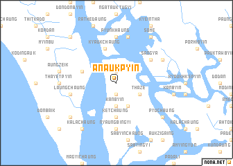 map of Anaukpyin