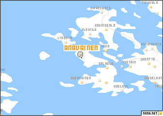 map of Anavainen