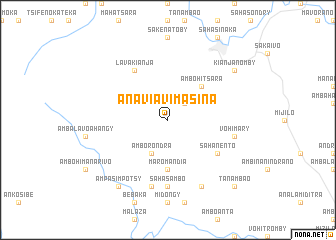 map of Anaviavimasina