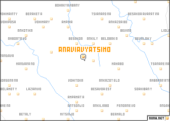 map of Anaviavy Atsimo