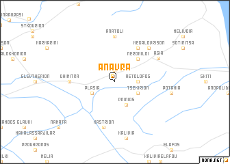 map of Anávra