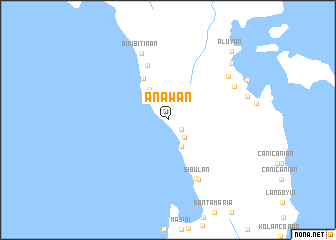 map of Anawan