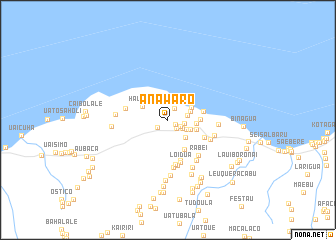 map of Anawaro