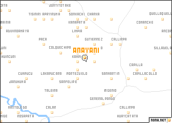 map of Anayani