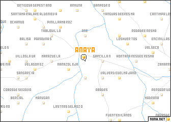 map of Anaya