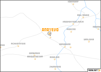 map of Anayevo