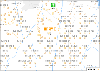 map of Anaye