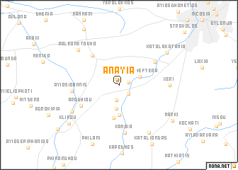 map of Anayia