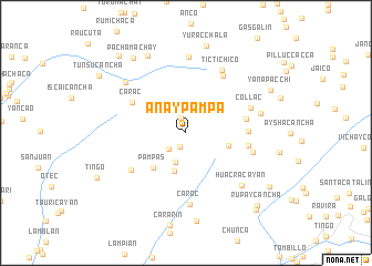 map of Añaypampa
