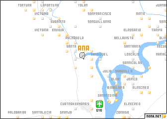 map of Ana