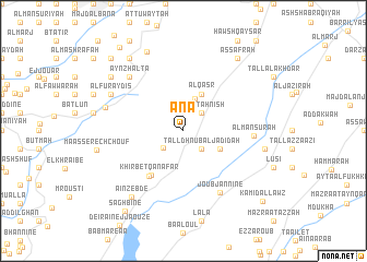 map of ‘Ānā