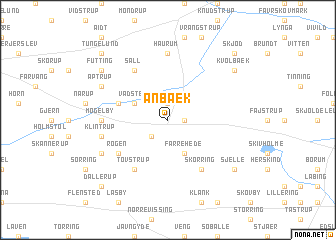 map of Anbæk