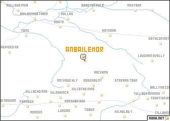 map of An Baile Mór