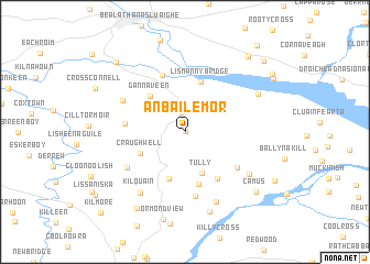 map of An Baile Mór