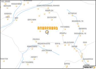 map of ‘Anbarābād