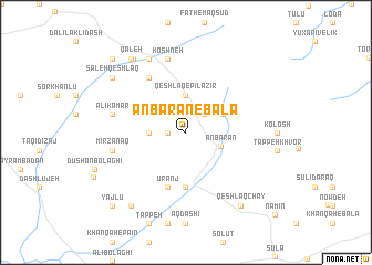 map of ‘Anbarān-e Bālā