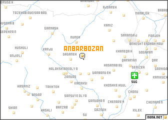 map of ‘Anbar Bozān