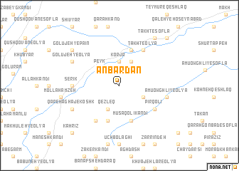 map of Anbārdān