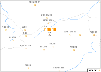 map of Anbār