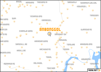 map of Anbong-gol
