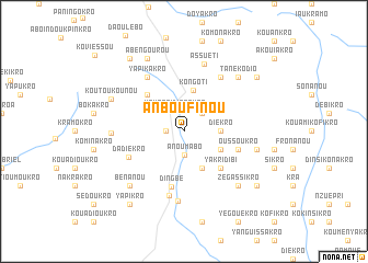 map of Anboufinou