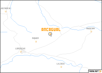 map of Ancagual