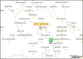 map of Ancaiano