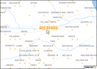 map of Ancarano